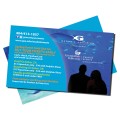 The 1/8 page flyer can be set up to print as a 2x5.5 ticket, or a mini flyer set up as 3x4 to print. also a 4.25x2.75 is a 1/8 page print flyer. Same day printing is done in atlanta and the cut off time is 2:30pm to have it back later that day.
